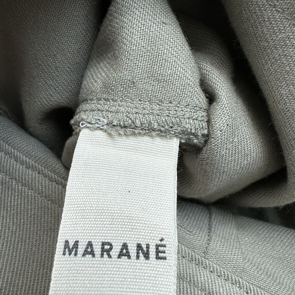 MARANE Green Heavy Pleated Canvas Men Trouser Size‎ Large Portugal - Picture 6 of 7